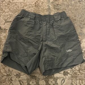 AFTCO Men's Charcoal Cargo Shorts